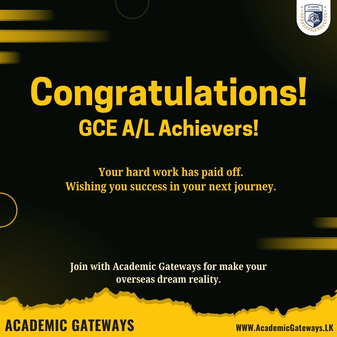Congratulations for GCE AL Students